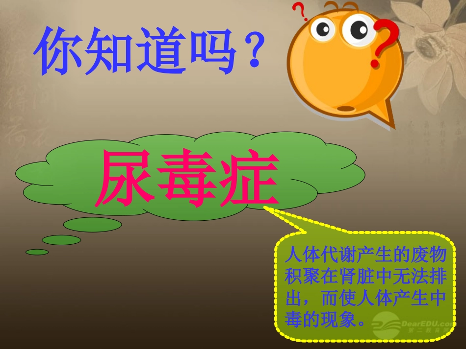 八年级生物上册人体内废物的排出课件苏科版_第2页