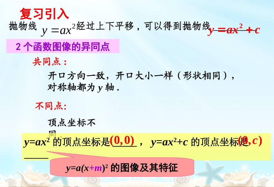 26.2特殊二次函数的图像_第3页