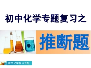 初中化学专题复习推断题2014