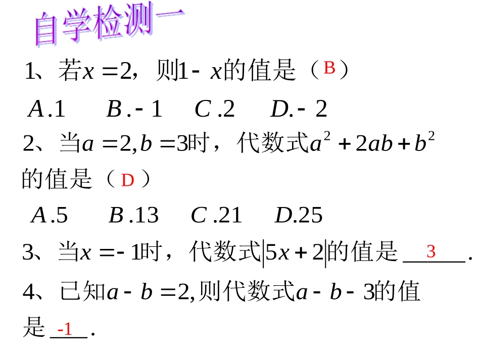 3.2代数式的值_第3页