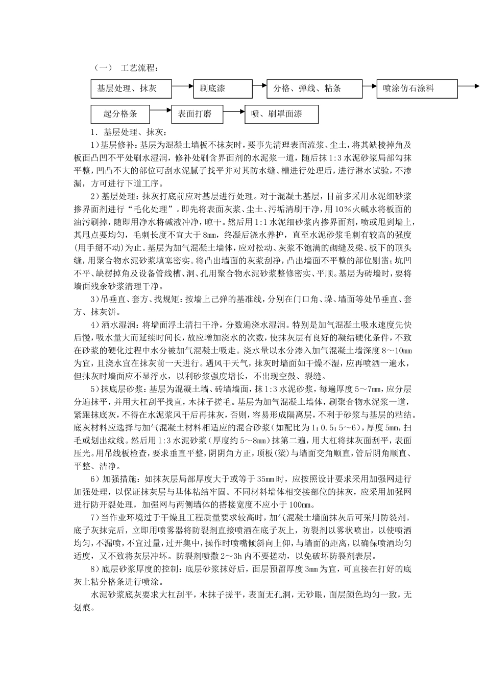 仿石涂料施工方案_第2页