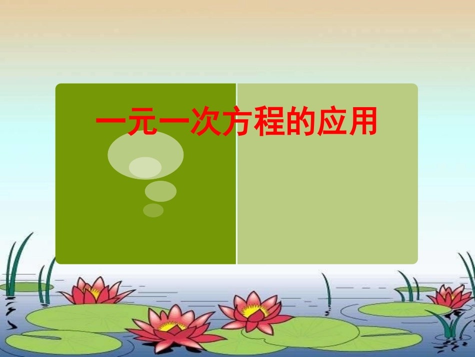 方程的应用-(3)_第1页