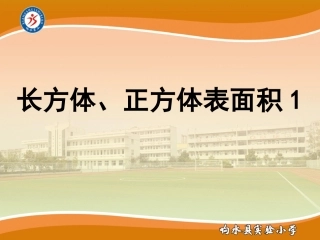 3、长方体和正方体的表面积