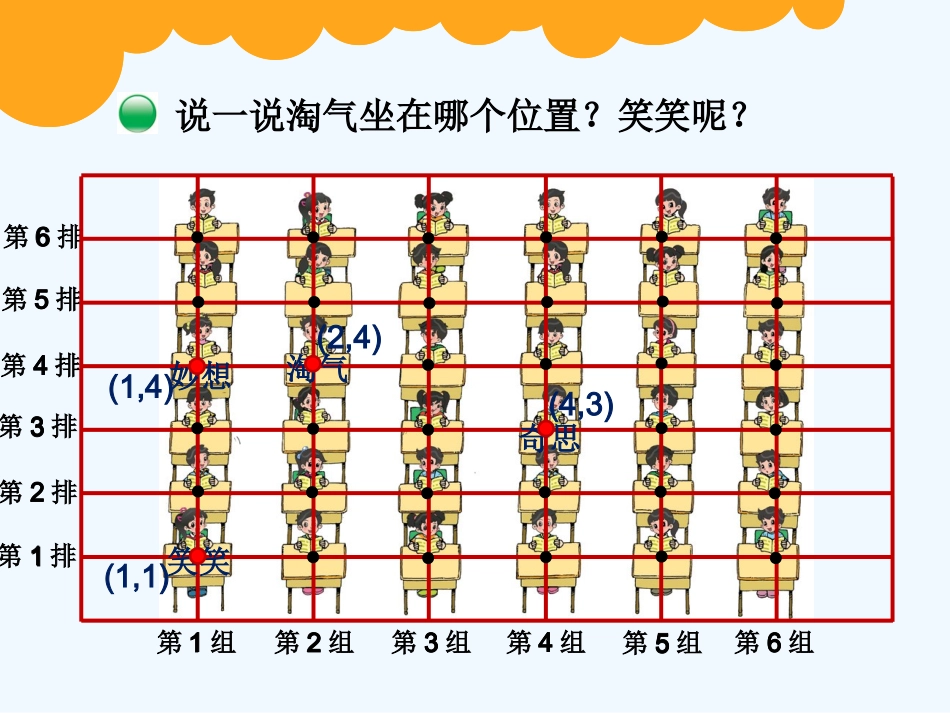 小学数学北师大2011课标版三年级《确定位置》_第2页