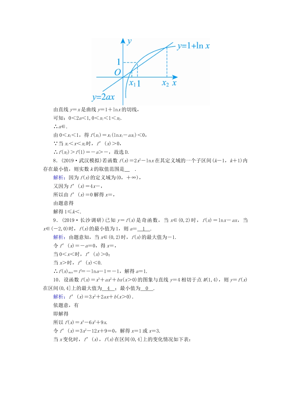 高考数学总复习 第二章 函数、导数及其应用 课时作业15 理（含解析）新人教A版-新人教A版高三全册数学试题_第3页