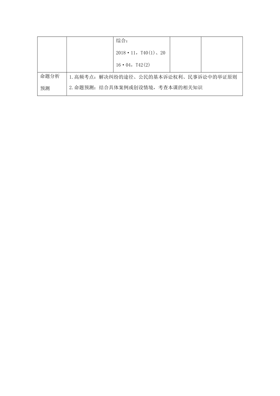 （浙江专用）高考政治二轮复习 第二十二课时 法律救济讲义增分练（含解析）-人教版高三全册政治试题_第2页