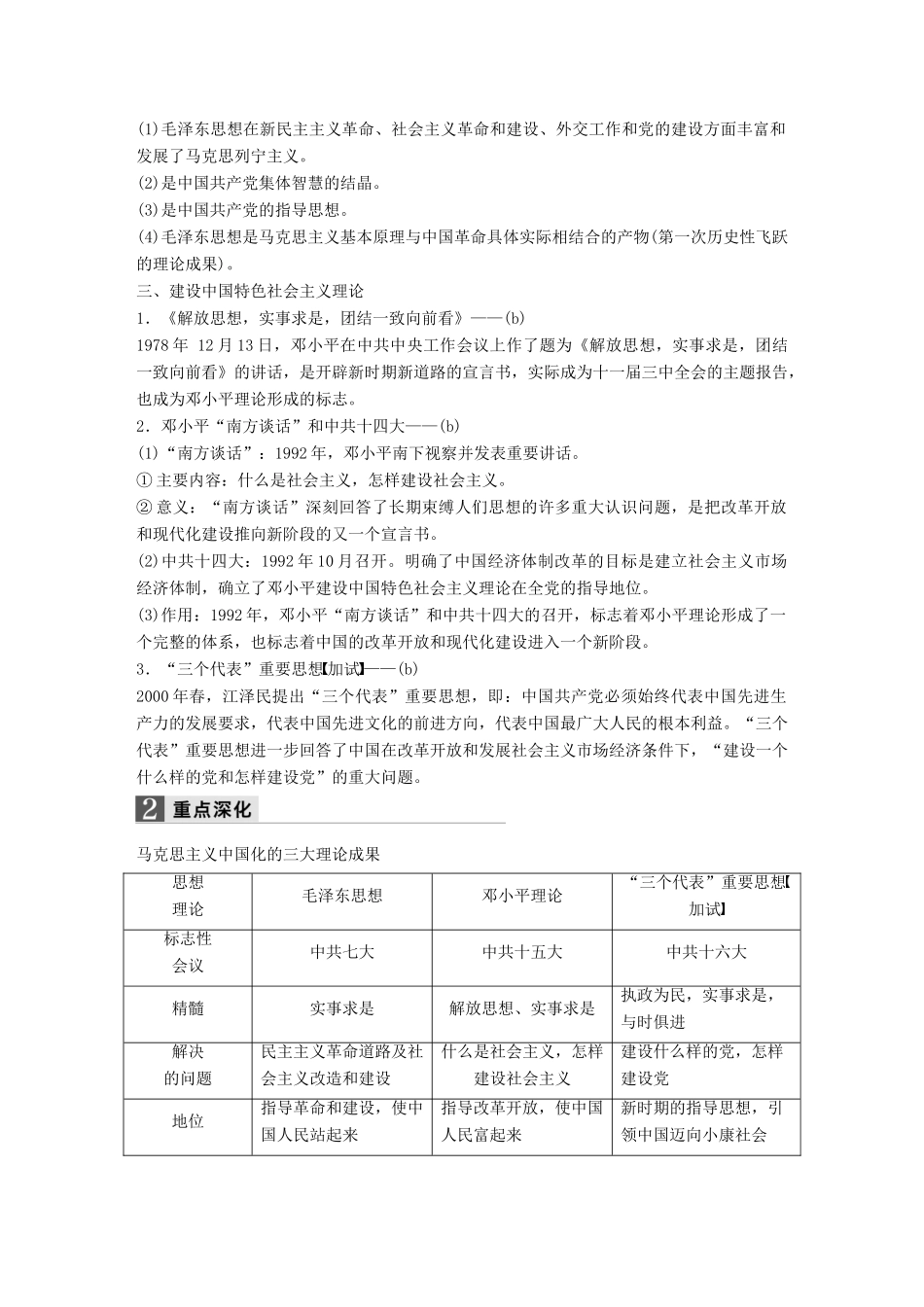 （浙江专用）高考历史二轮复习 阶段三 现代的中国与西方世界 专题二十 现代中国的思想与科技文艺-人教版高三全册历史试题_第3页