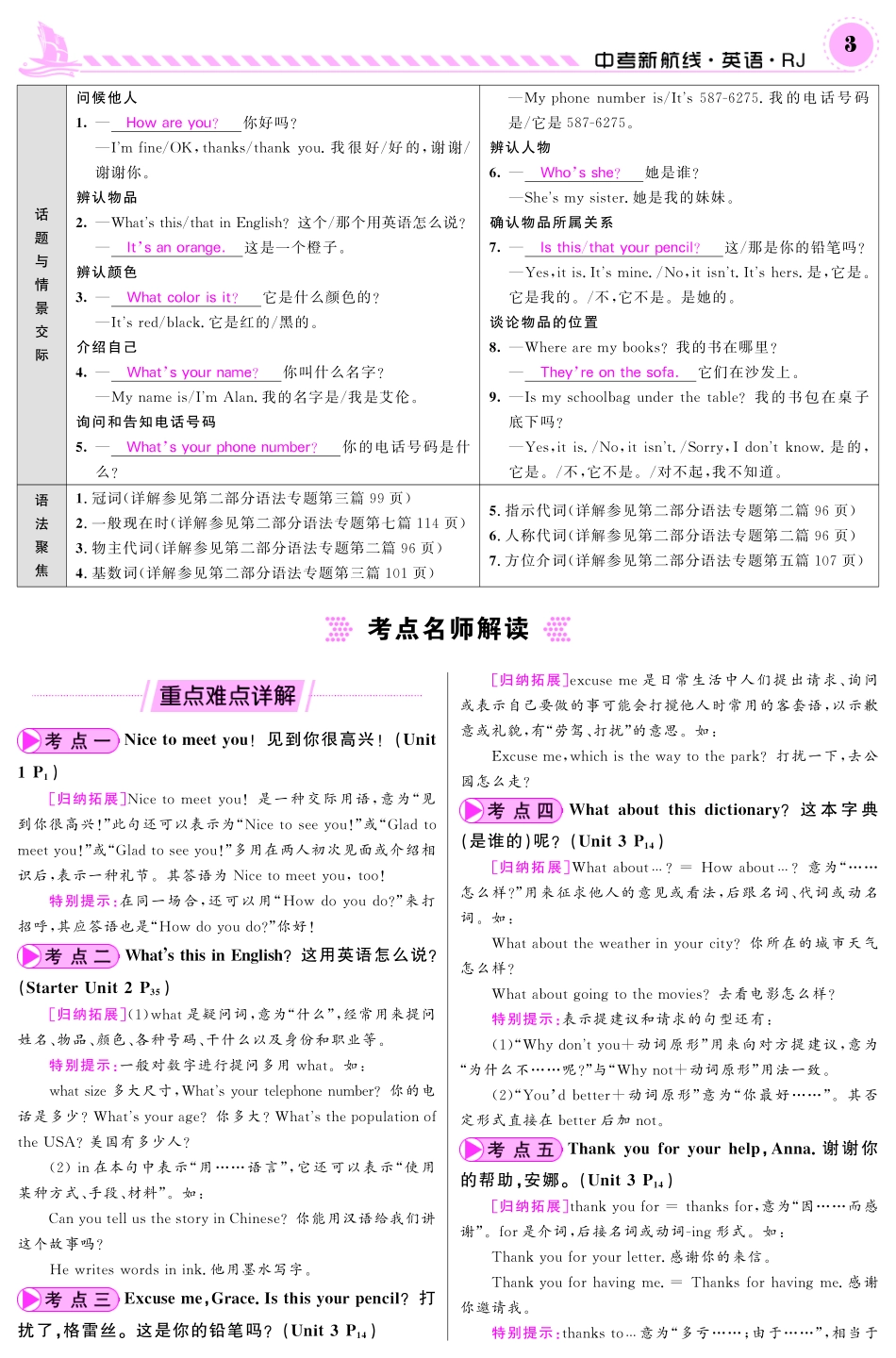 中考英语总复习 分册复习(pdf) 人教新目标版试卷_第3页