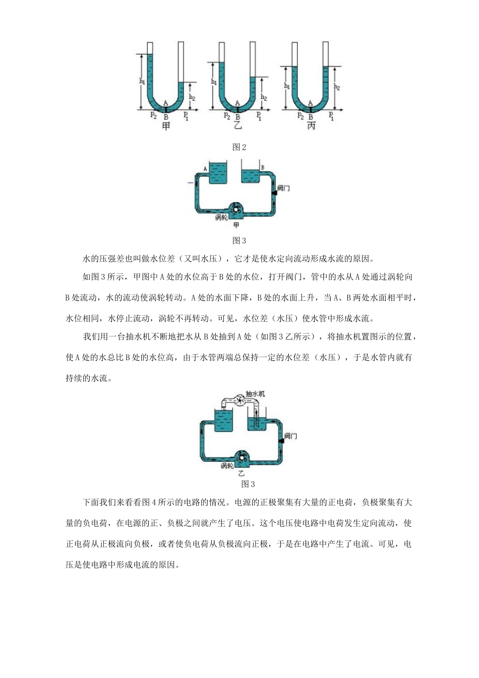 初三物理测量电压 知识精讲 上海科技版 试题_第2页