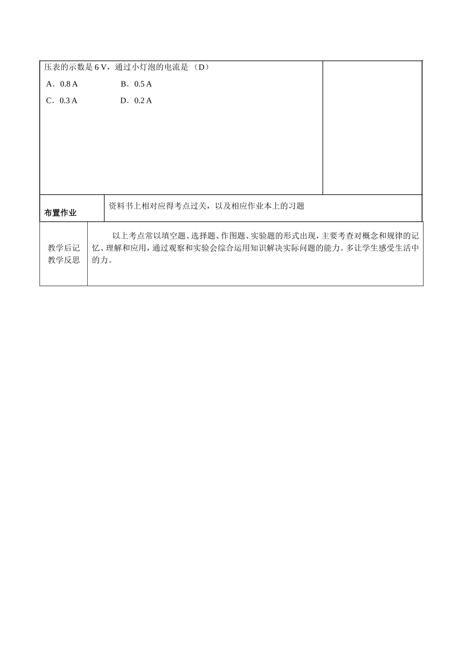 电流与电压和电阻的关系　欧姆定律_第3页