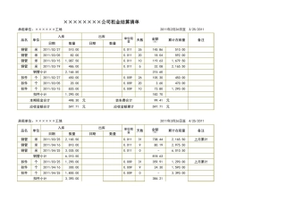 钢管扣件租赁费计算Excel表格(与长风租赁软件计算结果相同)完整