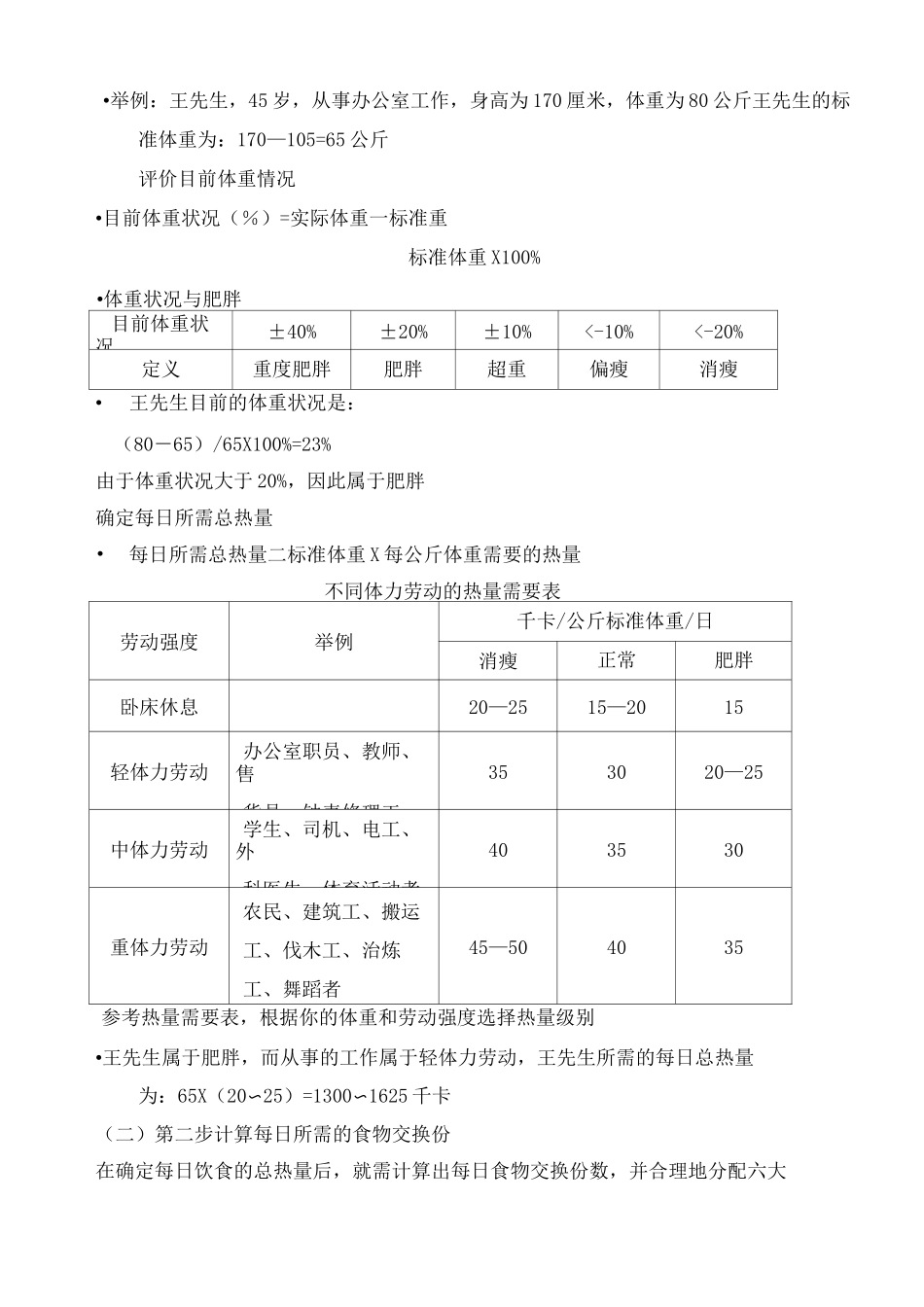 糖尿病患者饮食疗法和运动疗法处方_第3页