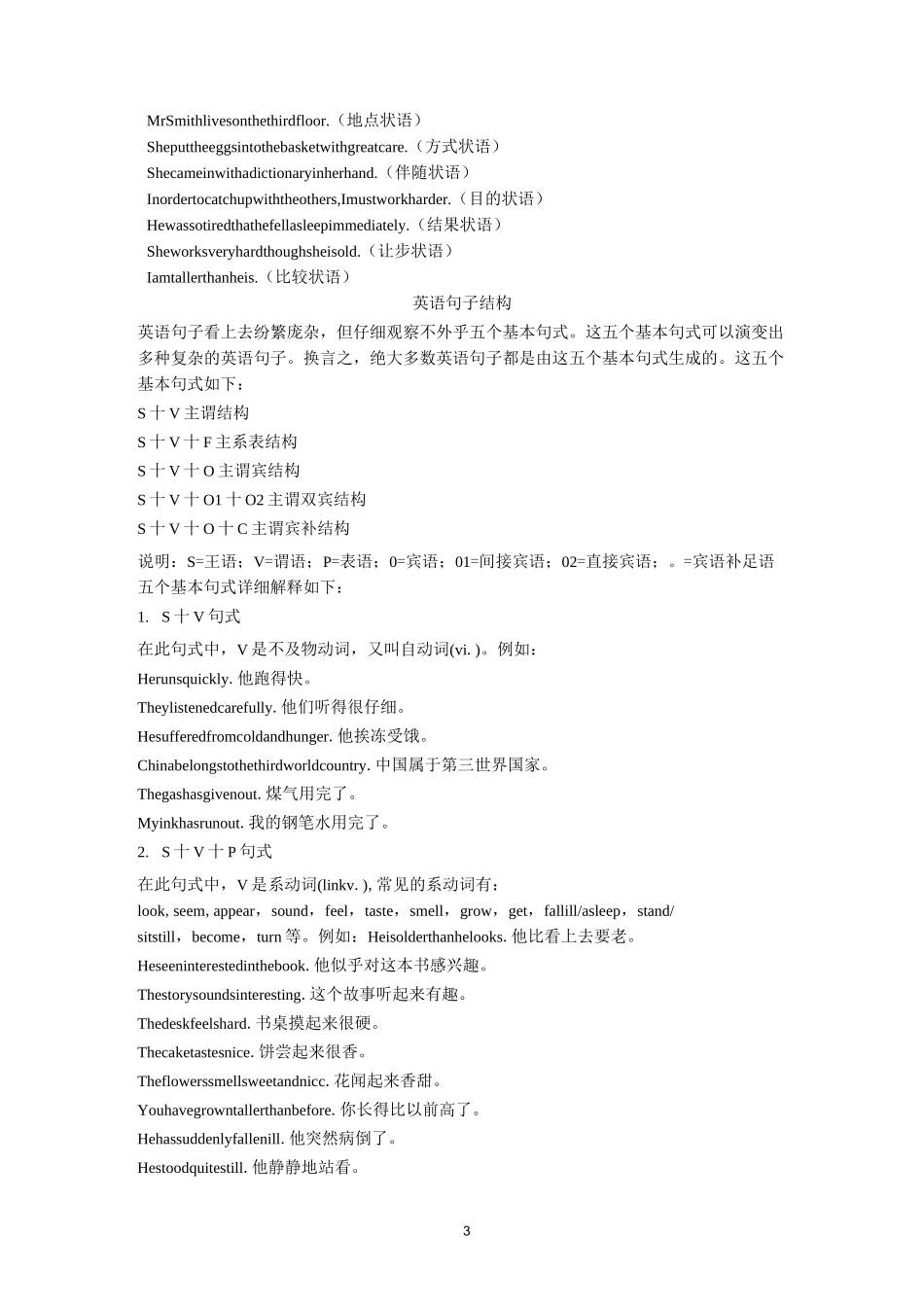 英语划分句子成分知识点总结_第3页