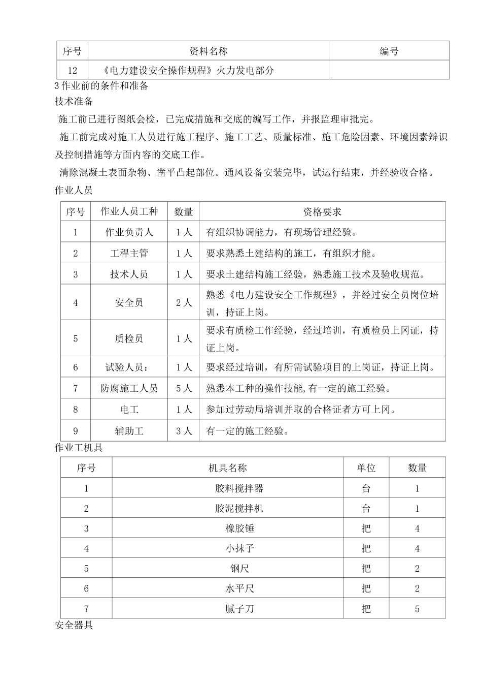 密闭空间环氧树脂防腐施工方案_第2页