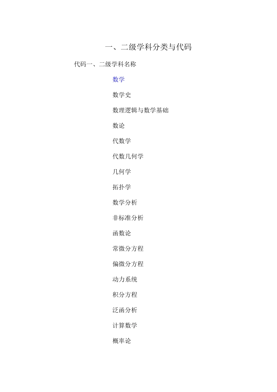 一级学科分类、代码快速查询_第2页