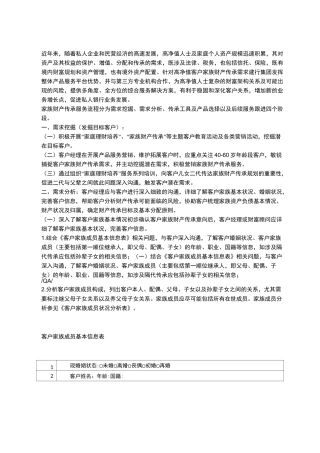 家族财产传承服务的基本流程