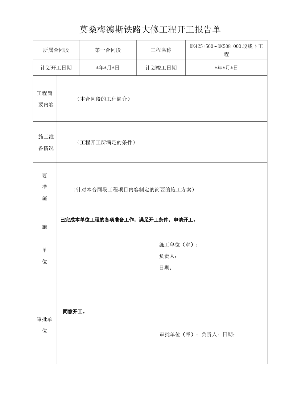 (完整版)开工报告及附件_第3页