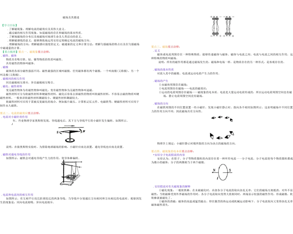 3.1磁场及其描述_第1页