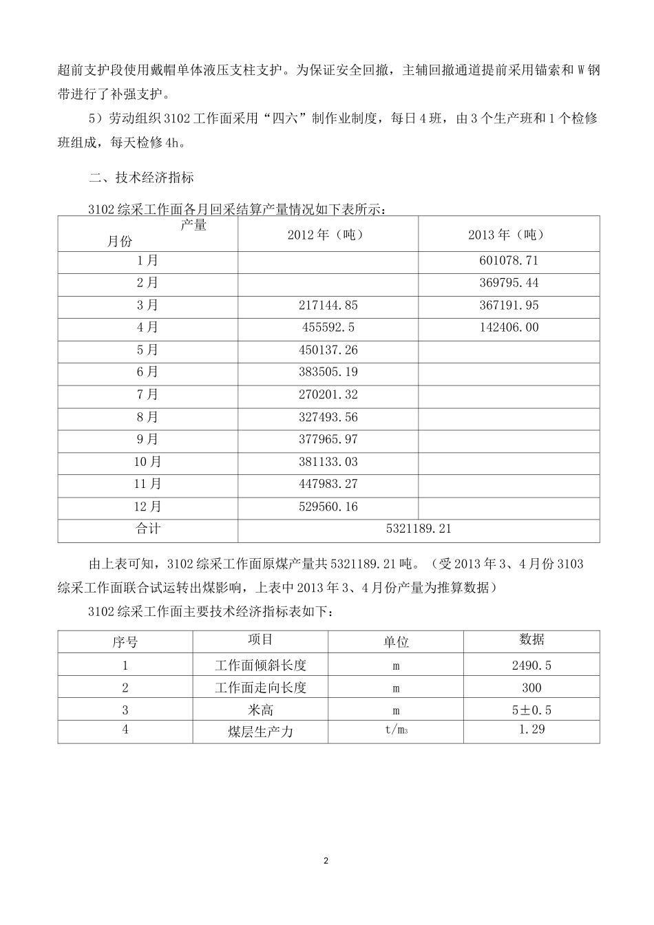 3102综采工作面回采工作总结_第2页