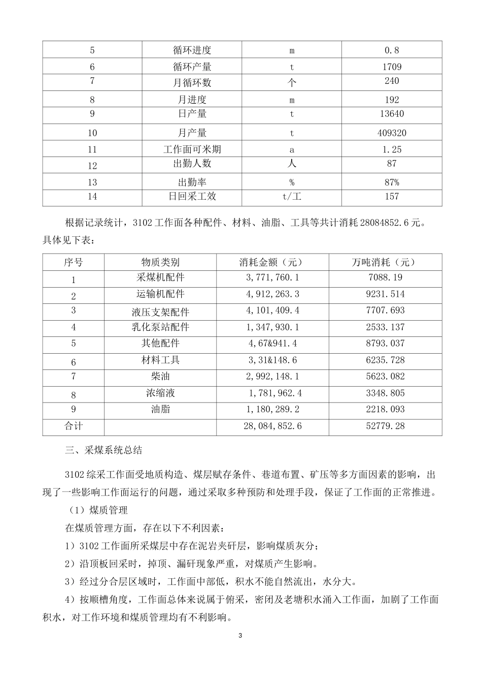 3102综采工作面回采工作总结_第3页