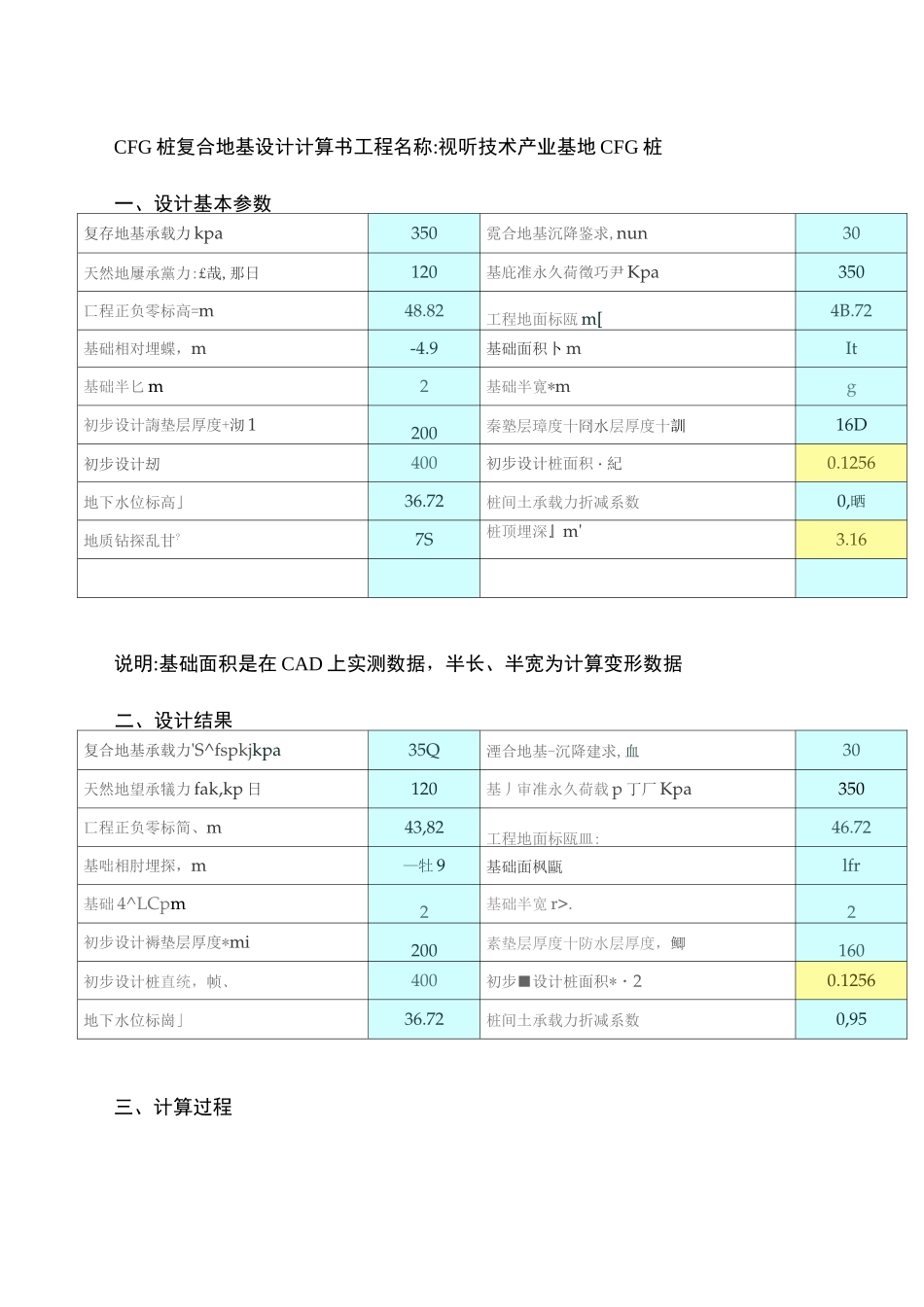 CFG复合地基计算书._第1页