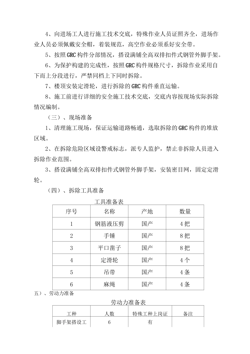 GRC构件拆除施工方案_第3页