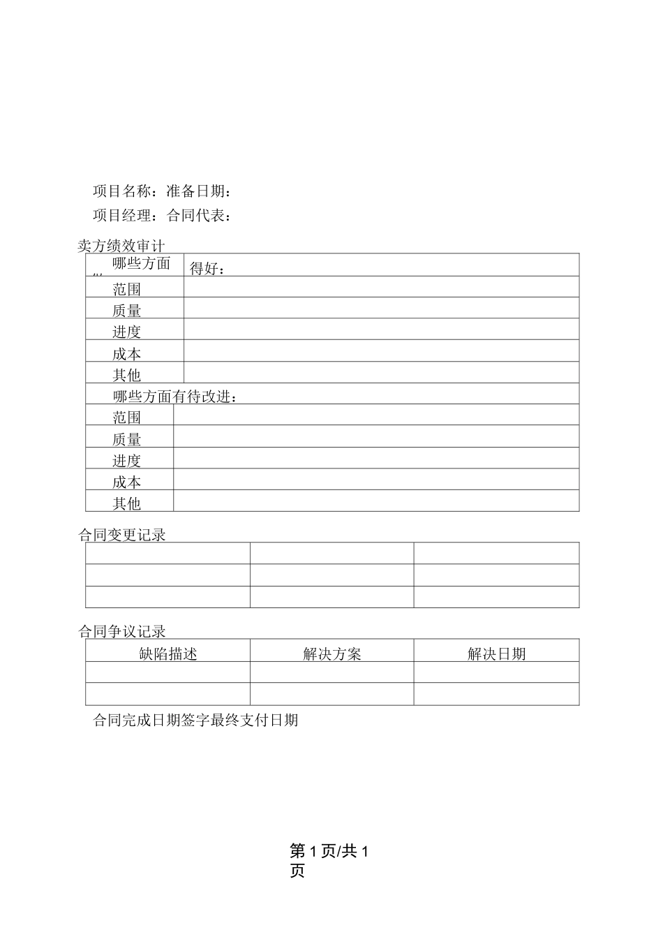 PMP 收尾过程组文档_第2页