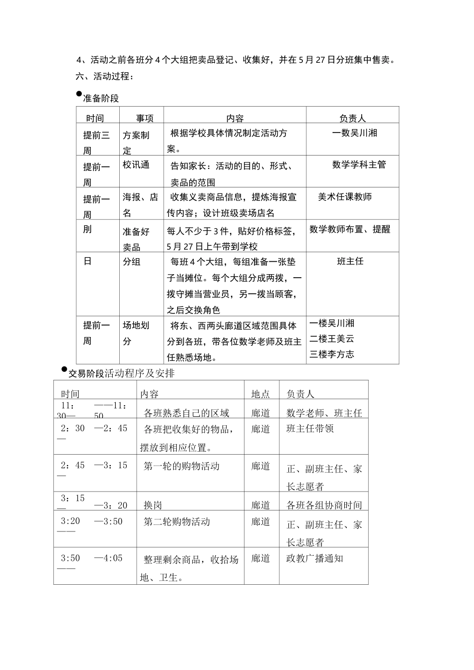 “跳蚤市场”活动方案_第2页