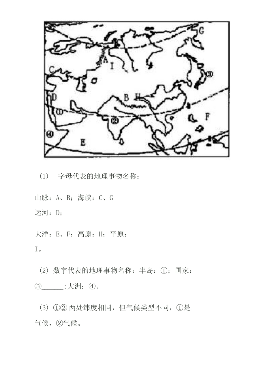七年级下地理填充图_第2页