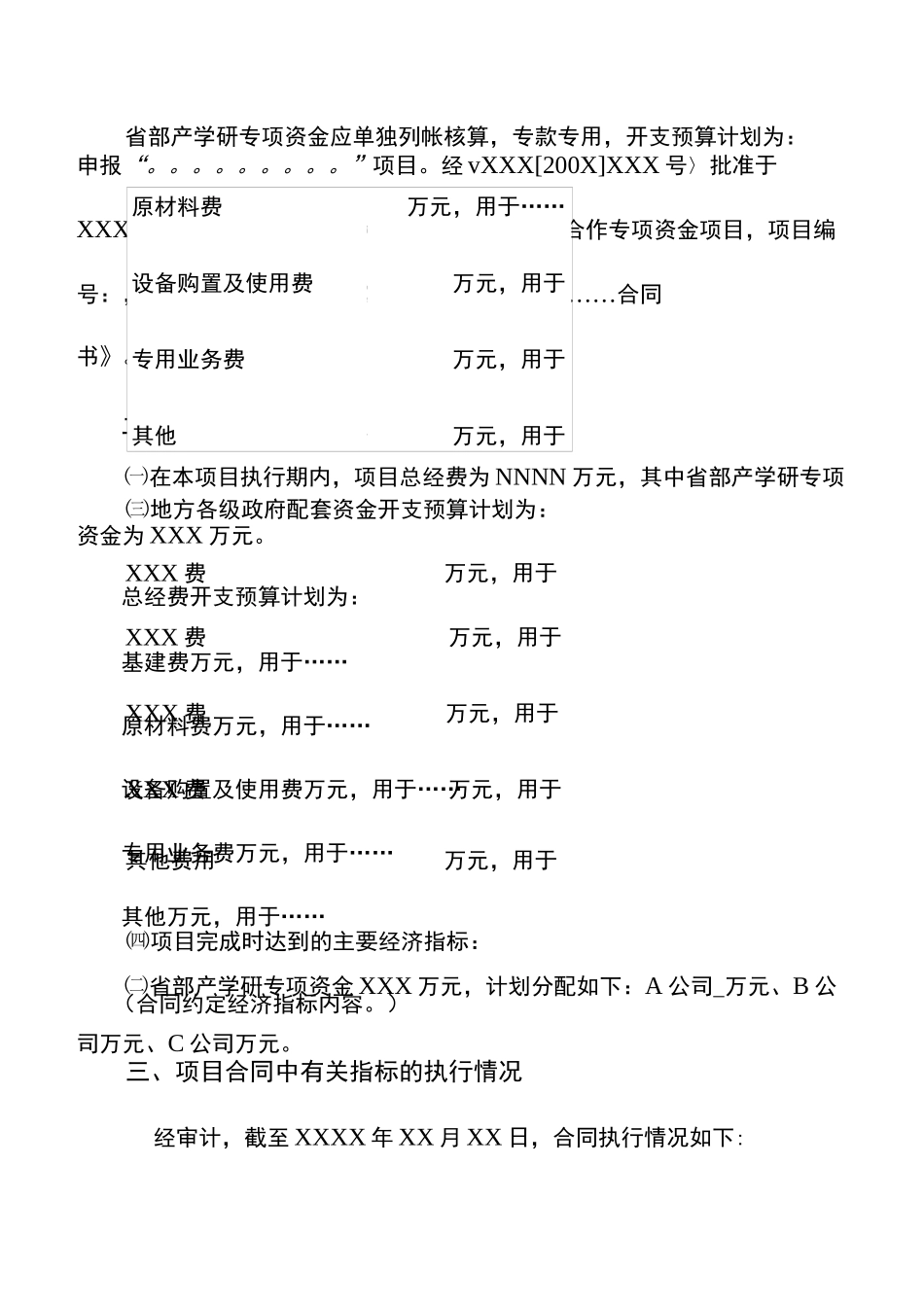 专项资金审计报告样式_第2页