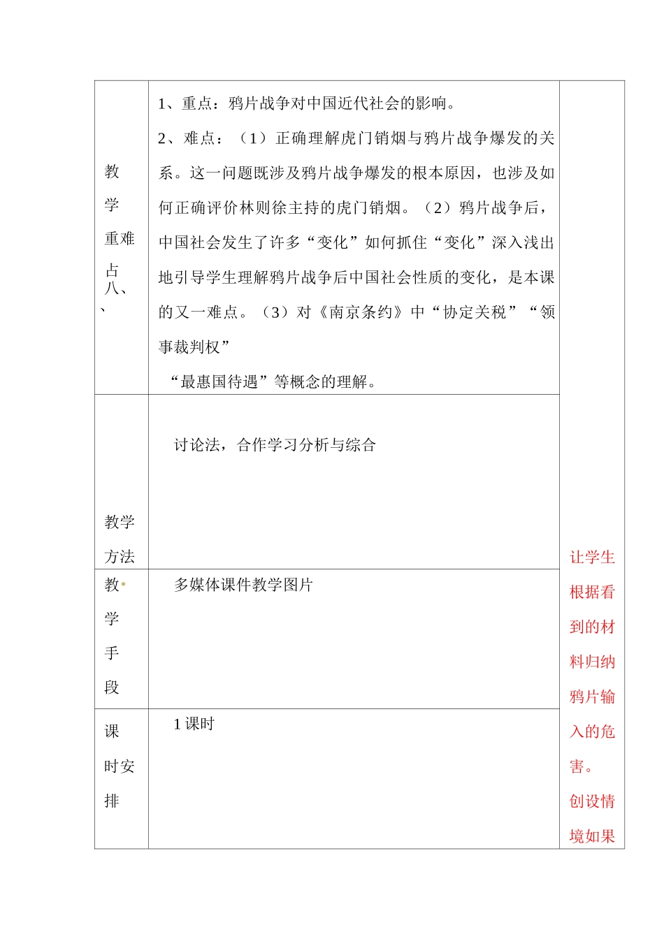 两次鸦片战争教案_第2页