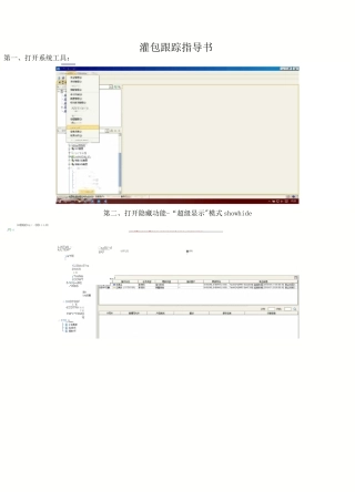 中兴网管灌包跟踪指导书