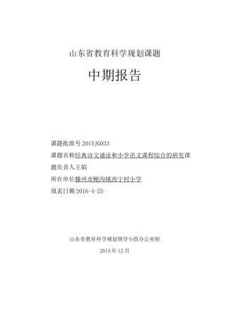 中期报告(修改)