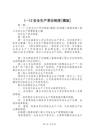 (一)2安全生产责任制度[模版]