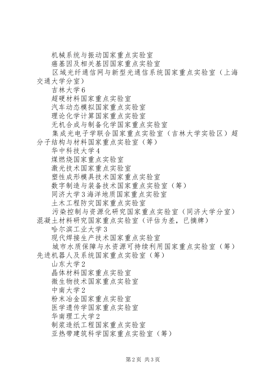 国家重点实验室培育基地和省重点实验室管理规章_第2页