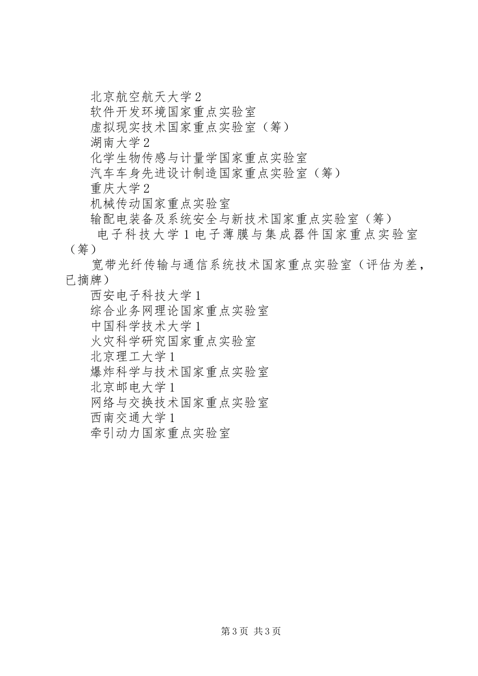 国家重点实验室培育基地和省重点实验室管理规章_第3页