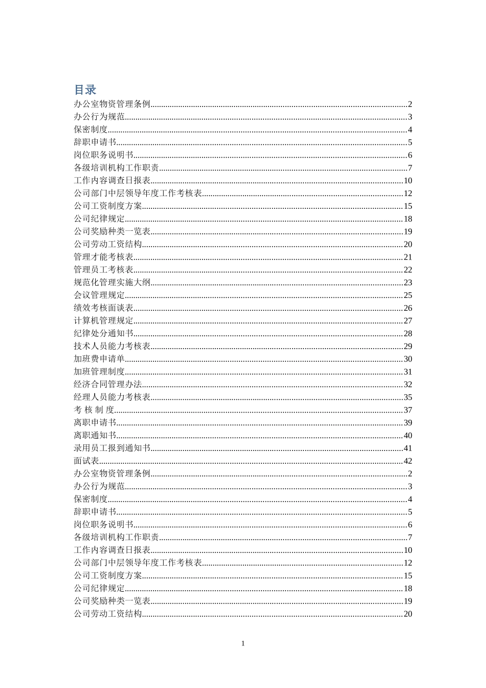 办公室常用100个模板-word (2)_第1页