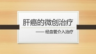 肝动脉化疗栓塞术