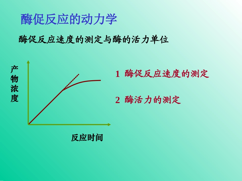 10 酶促反应动力学-王镜岩生物化学(全)_第2页