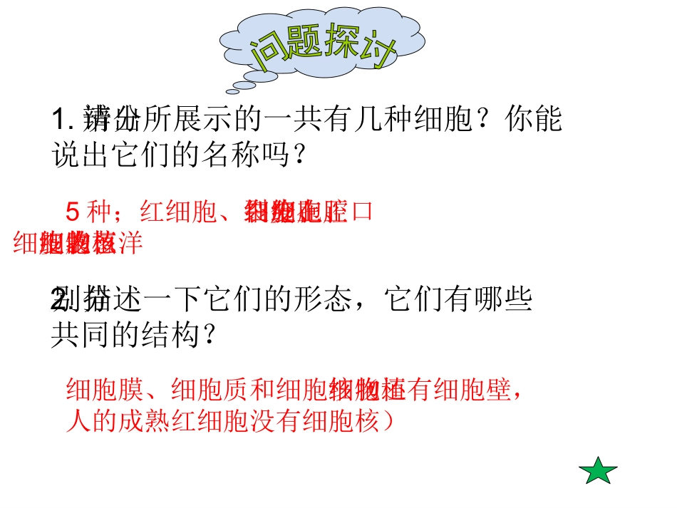 实验1使用高倍显微镜观察几种细胞_第3页