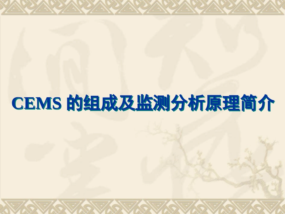 烟气排放连续监测系统(CEMS)培训_第3页