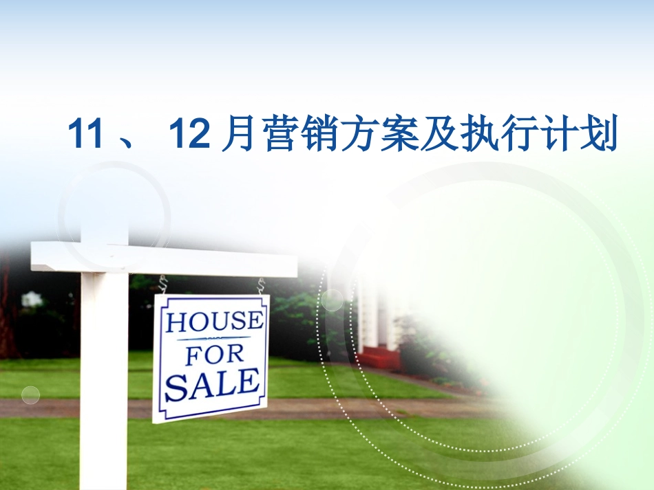 地产营销方案及执行计划(1)_第1页