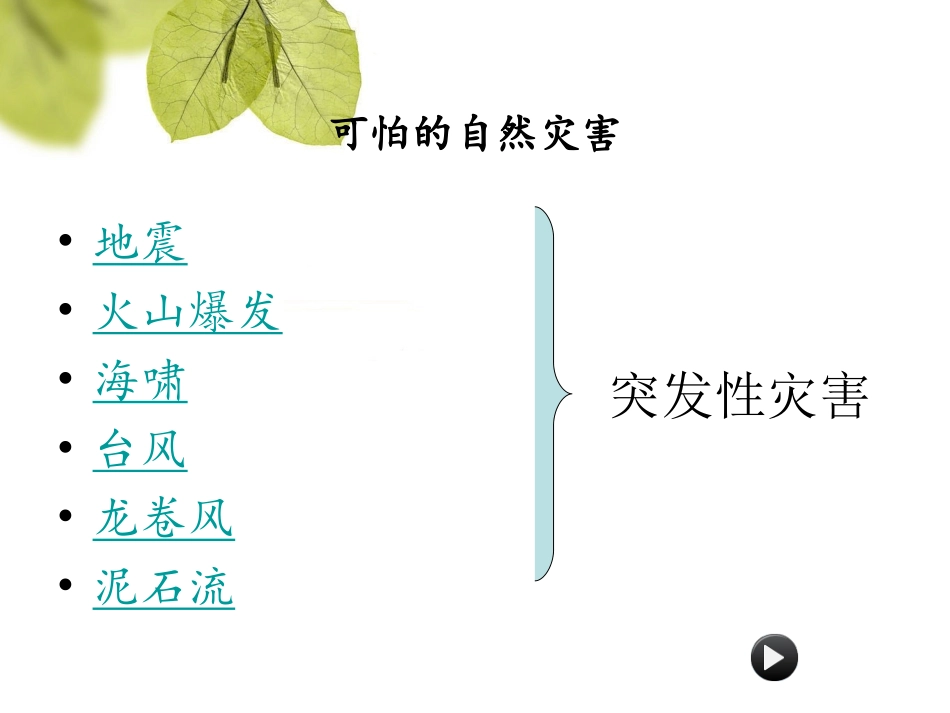 小学品德与社会泰山版六年级上册_大自然的坏脾气_第2页