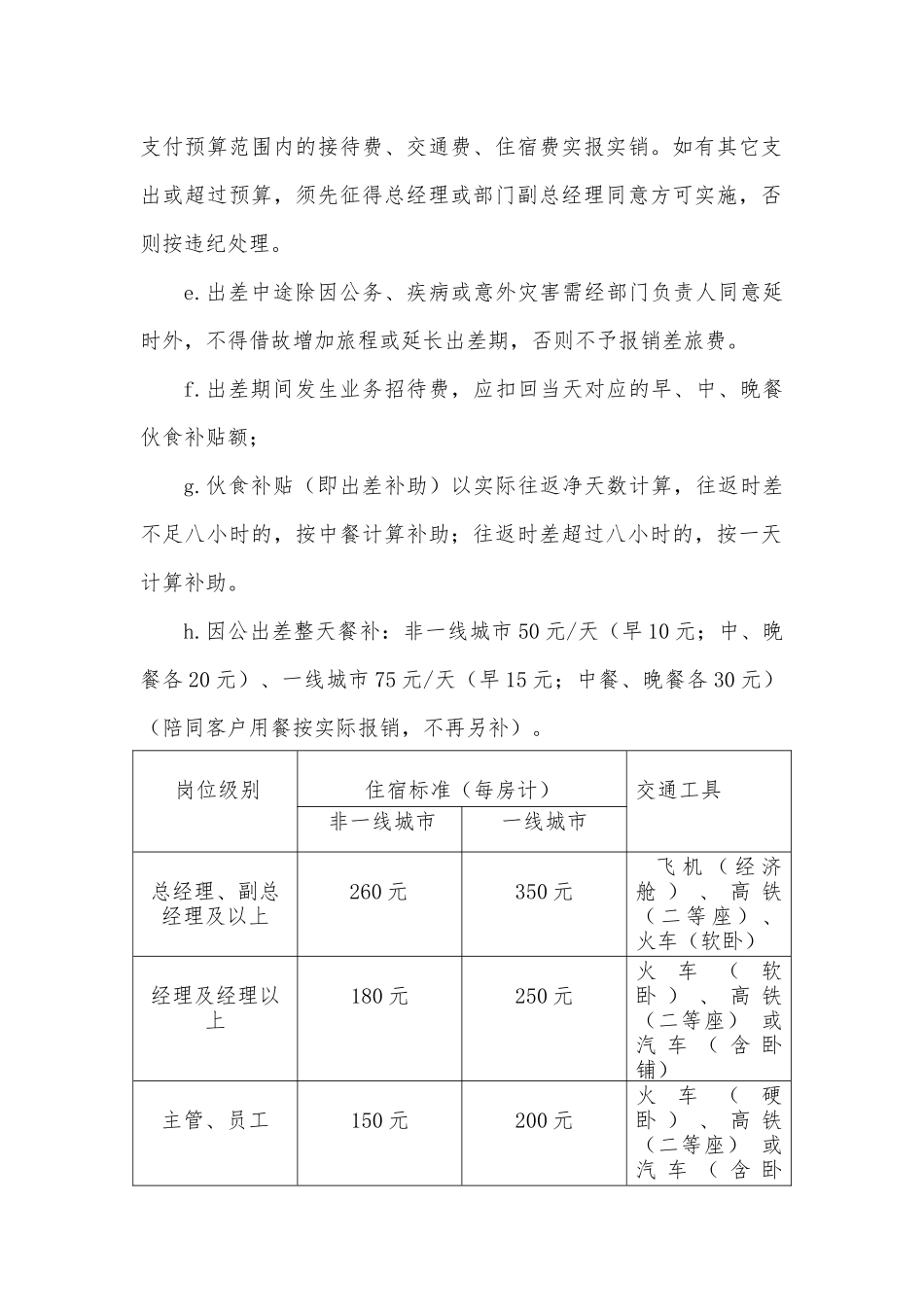 差旅费报销标准_第2页