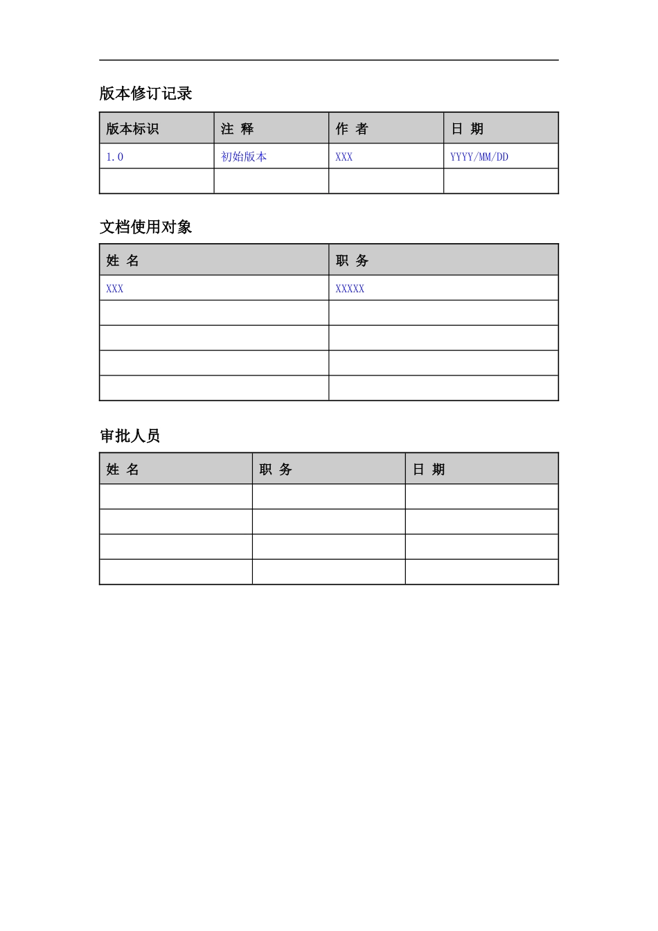 软件测试方案模板_第2页