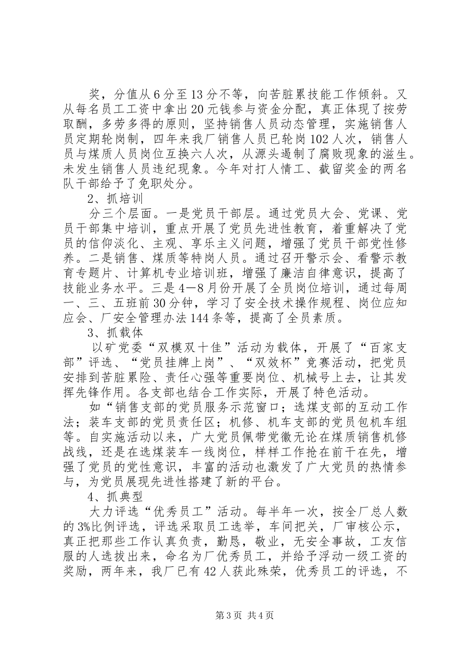 迎接集团公司书记来厂调研时的汇报发言_第3页