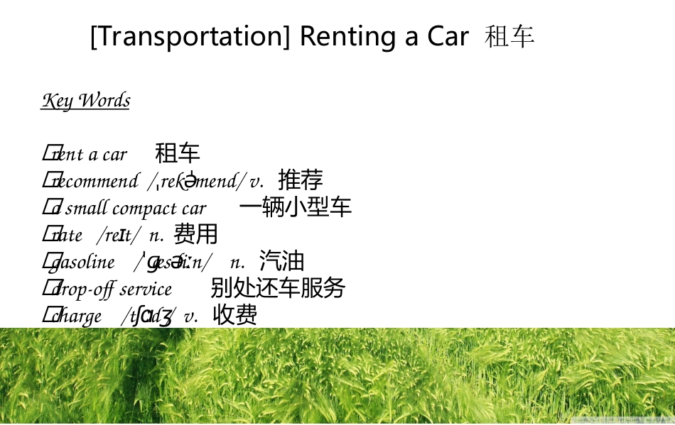 旅游英语口语——交通工具篇_第2页