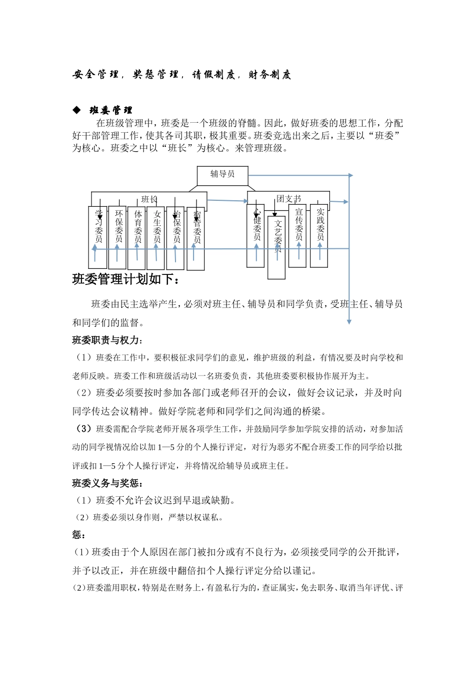 班级规章制度及管理细则_第2页
