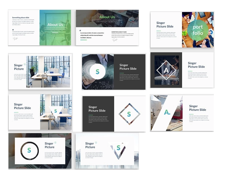 PPT图文排版经典模板_第3页