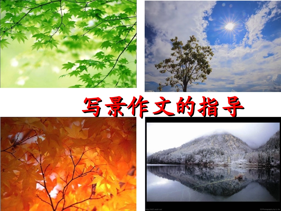 优秀写景作文指导_第1页